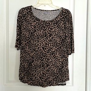 Animal Print Top